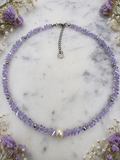 Choker Crystal Pearl Glicine
