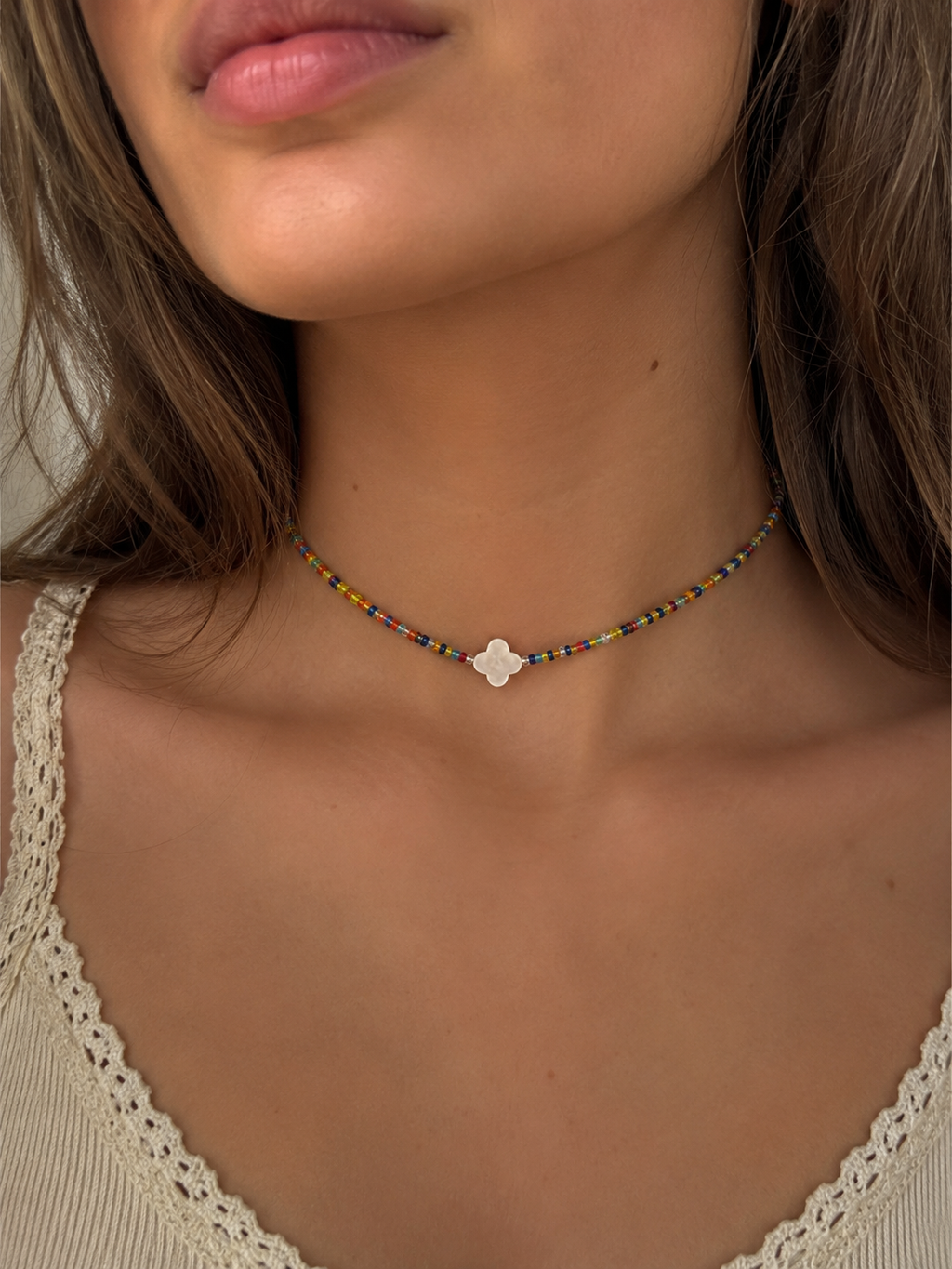 Choker Fiore di Madreperla