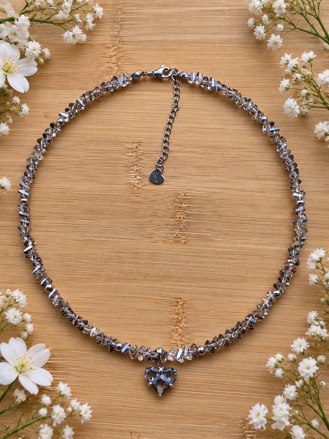 Collana Cristallo Dark Heart