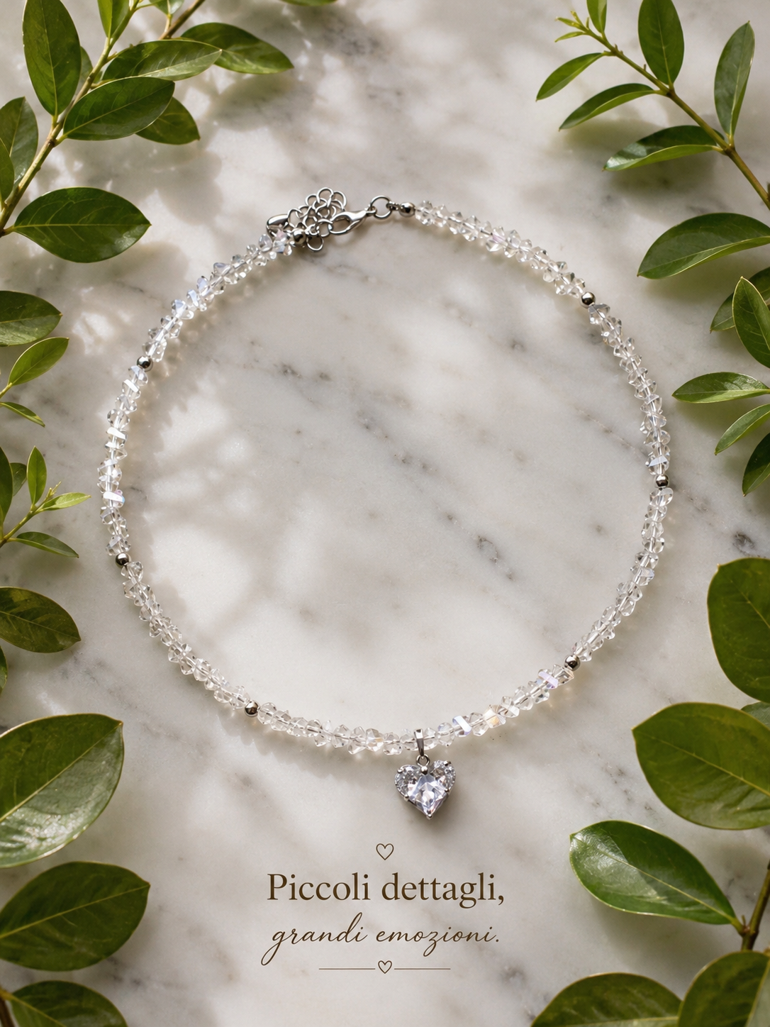 Choker Crystal Heart