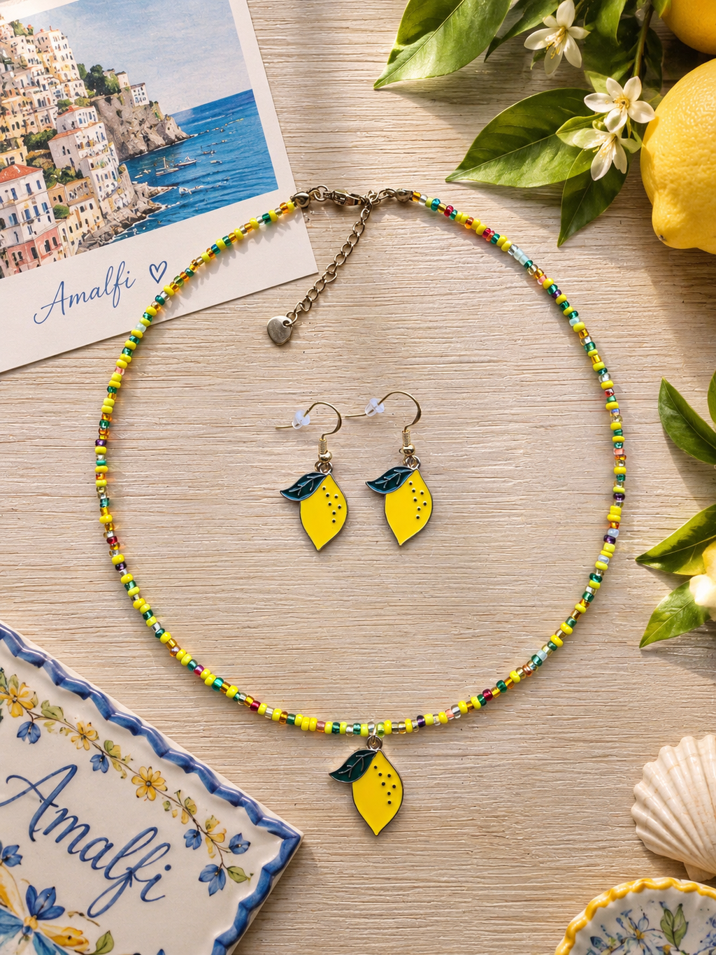 Set Collana + Orecchini Amalfi