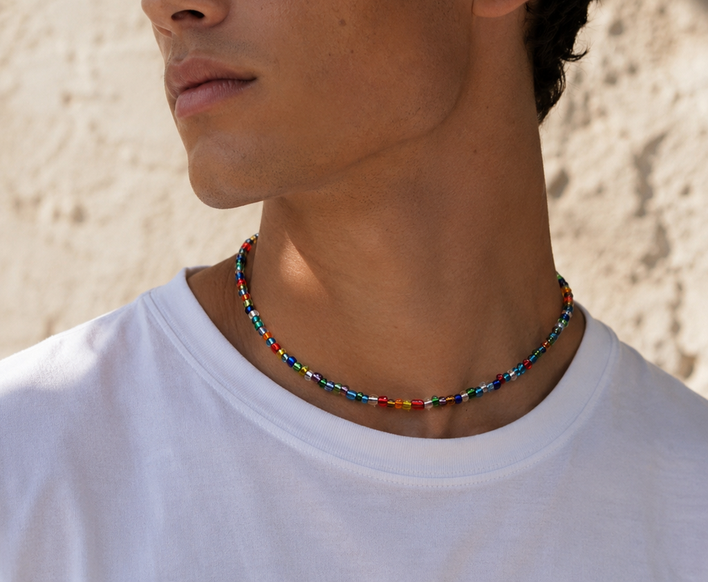 Choker Rainbow Pearl