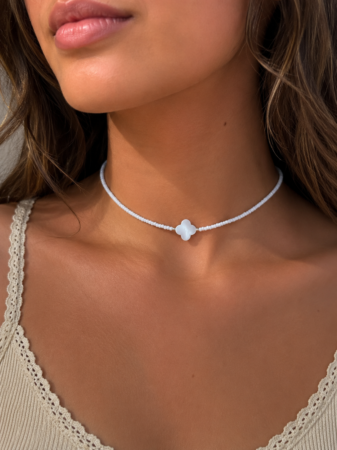 Choker Fiore di Madreperla