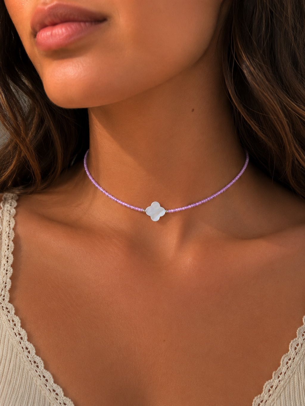 Choker Fiore di Madreperla