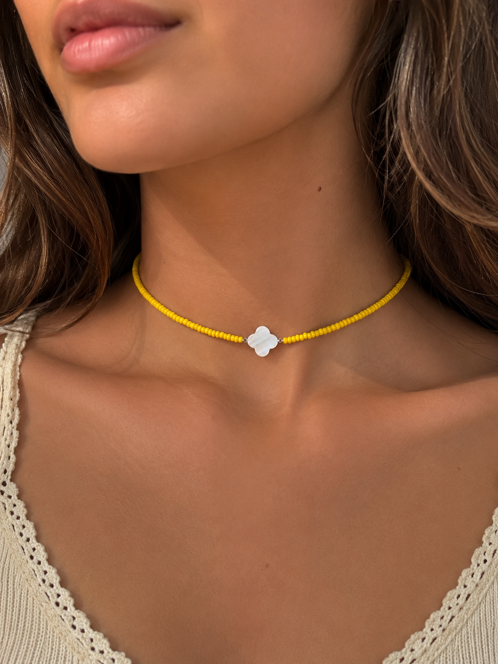 Choker Fiore di Madreperla
