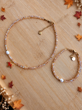 Set Crystal Collana & Braccialetto Autunno Miele