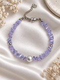 Braccialetto Crystal Pearl Glicine