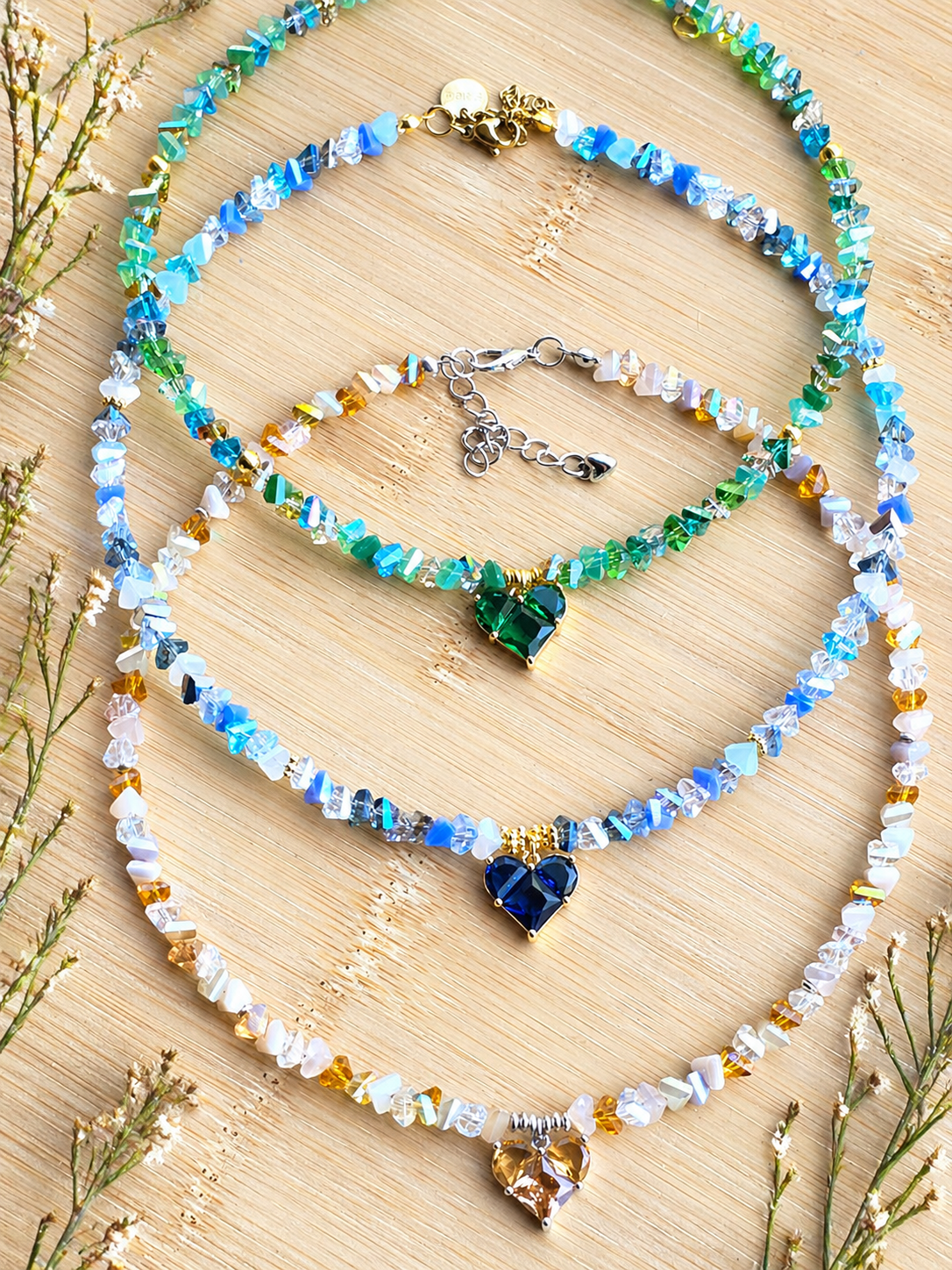 Choker Crystal Heart
