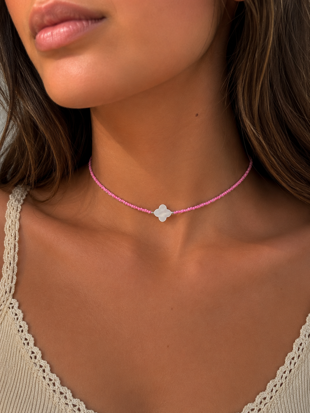 Choker Fiore di Madreperla